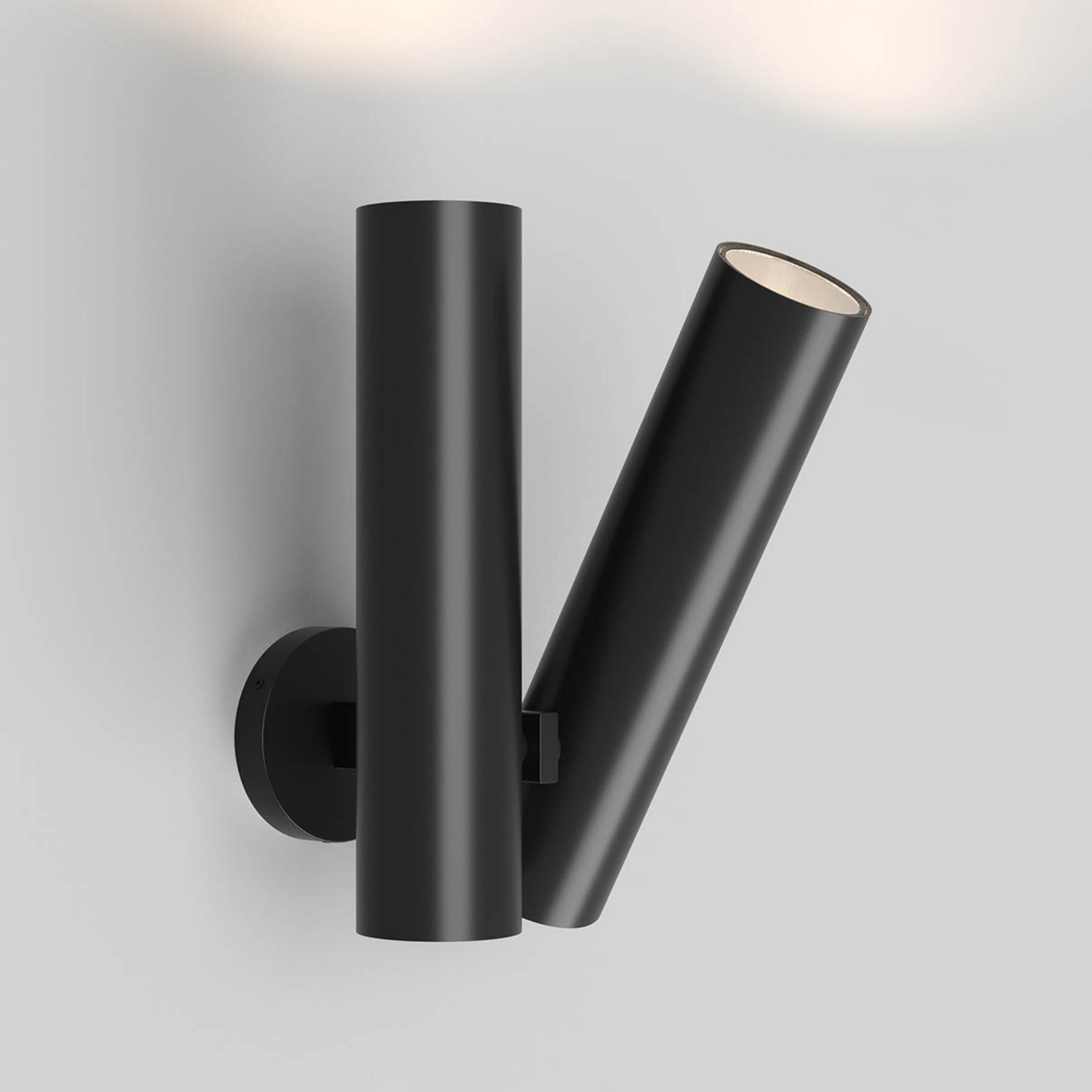 Rotaliana Tobu W1 wall lamp, 3000K, 30°, black